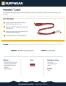 Preview: Ruffwear Patroler Leash Cindercone Red
